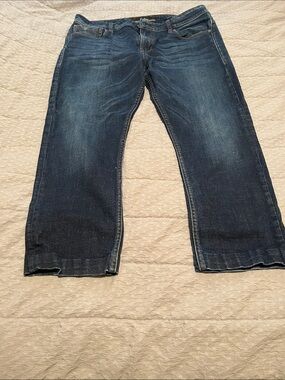 G by Guess Men's Relaxed Dark Blue Jeans